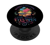 Reading Is Dreaming With Your Eyes Open PopSockets Adhesive PopGrip