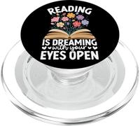 Reading Is Dreaming With Your Eyes Open PopSockets PopGrip for MagSafe
