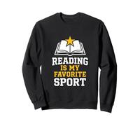 Reading Is Favorite Sport Librarian Literature Reader Sweatshirt