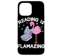 Reading is Flamazing Funny Flamingo Book Lover Reader Gift Case for iPhone 13 Pro Max