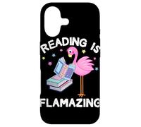 Reading is Flamazing Funny Flamingo Book Lover Reader Gift Case for iPhone 17