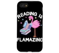 Reading is Flamazing Funny Flamingo Book Lover Reader Gift Case for iPhone SE (2020) / 7/8