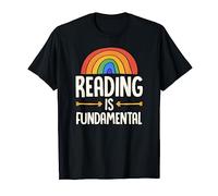 Reading Is Fundamental Rainbow Fun Book Read Literary T-Shirt