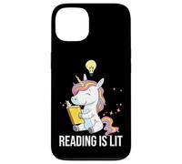 Reading Is Lit Unicorn Library English Teacher Book Lover Case for iPhone 13