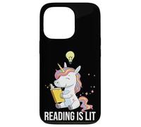 Reading Is Lit Unicorn Library English Teacher Book Lover Case for iPhone 13 Pro