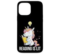 Reading Is Lit Unicorn Library English Teacher Book Lover Case for iPhone 13 Pro Max