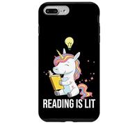 Reading Is Lit Unicorn Library English Teacher Book Lover Case for iPhone 7 Plus/8 Plus
