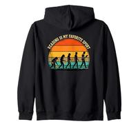 Reading Is My Favorite Sport Basketball Evolution Zip Hoodie