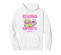 Reading Is My Favorite Sport Book Lover Bookish Reader Pullover Hoodie