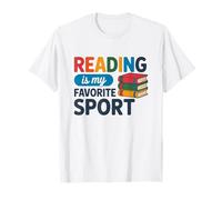 Reading is My Favorite Sport Book Lover Champion T-Shirt