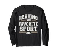 Reading is my favorite sport Bookish, book nerds, bookworms Long Sleeve T-Shirt