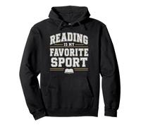 Reading is my favorite sport Bookish, book nerds, bookworms Pullover Hoodie