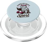 Reading is my favorite sport, bookish Funny girl reader gift PopSockets PopGrip for MagSafe
