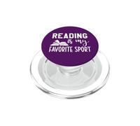 Reading is My Favorite Sport Funny Book Lover Bookish Items PopSockets PopGrip for MagSafe