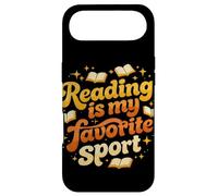 Reading is My Favorite Sport Retro 70s Book Lover Librarian Case for iPhone Air
