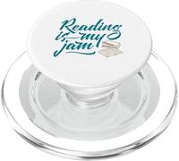 Reading Is My Jam Reading Presents For Book Lovers Library PopSockets PopGrip for MagSafe