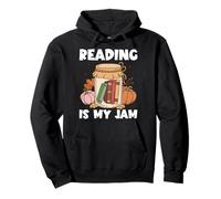 Reading is my jam - tee for book lovers bookworms readers Pullover Hoodie