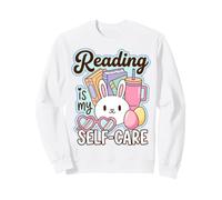 Reading Is My Self Care Book Lover Quote Sweatshirt