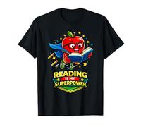 Reading is My Superpower Teacher Literacy Classroom T-Shirt
