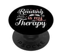 Reading Is My Therapy PopSockets Adhesive PopGrip