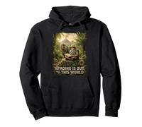 Reading is Out of This World Dinosaurs Adventure Books Lover Pullover Hoodie