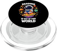 Reading Is Out Of This World Space Astronaut Book PopSockets PopGrip for MagSafe