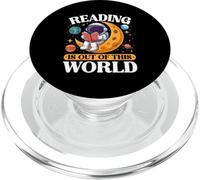 Reading Is Out Of This World Space Book Lover PopSockets PopGrip for MagSafe