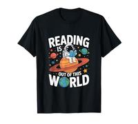 Reading is Out of This World Space Books Lover T-Shirt