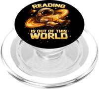 Reading is Out of This World Space Funny Books Lover PopSockets PopGrip for MagSafe
