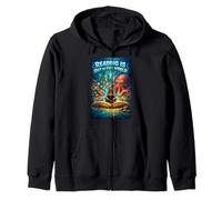 Reading is Out of This World Space Funny Books Lover Zip Hoodie