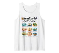 Reading Is Self Care Escape Reality Think Bigger Tank Top