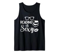 Reading is Sexy Book Themed Bookish Smutty Books Lovers Smut Tank Top