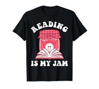 Reading Jam Bread Read Book Librarian Bookworm Bibliophile T-Shirt