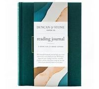 Reading Journal for Book Lovers (Emerald, 120 Pages) by Duncan & Stone - Linen Hardcover Journal for Book Log - Book Review Journal - Easy Journal Notebook for Writers