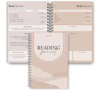 Reading Journal for Book Lovers | Log Book to Summarize, Review and Rate the Books you've Read | A5 (Lux)
