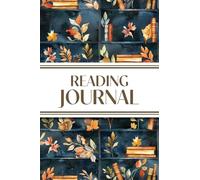 Reading Journal (Watercolor Fall Leaves Bookshelves): 6"x9" Book Lover's Diary; Book/Series Reviews, Reading Tracker, Favorite Book List, Favorite Quotes, Reading Challenges, and More!