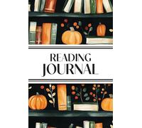 Reading Journal (Watercolor Pumpkins & Leaves in Bookshelves): 6"x9" Book Lover's Diary; Book/Series Reviews, Reading Tracker, Favorite Book List, Favorite Quotes, Reading Challenges, and More!