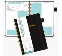 Reading Journals for Book Lovers, Book Journal Reading Log for Readers to Review and Track Your Reading, Book Club Journal and Planner, 80 Books (8.5x5.5"), Black