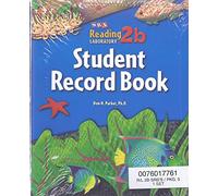 Reading Lab 2b, Student Record Book (5-pack), Levels 2.5 - 8.0