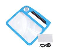 Reading Lamp, Portable Eye Protection | Magnifier LED Page for Reading, for Living Room Home Travel Elderly Adults Men Women