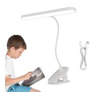Reading Light with Clip - Desk Lighting, for Bedroom Visual Care - for Readers Musicians Artists Lectern Headboard Workshop Residences Apartment Bedroom Nursery