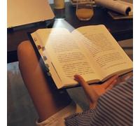 Reading Lights for Books in Bed Portable Clip on LED USB Rechargeable Lamp Eye Protection Dual Color 5 Brightness 30 60min Timer (Black)