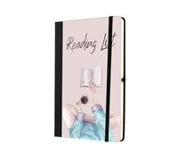 'Reading List' A5 Size Lined Paper Scrapbook - Perfect Idea for Book Lovers (note-kf23-reading)