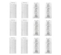 Reading List Bookmark - 12pcs Book Tracker Notecards | Creative Library Bookmarks for Teachers, Students & Book Lovers | Fun ReaďingAccessories, 8×20cm Card Paper