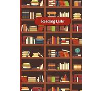 Reading Lists Red Brown Notebook 6" x 9" A5 120 Lined Pages: Notebook For Books To Read