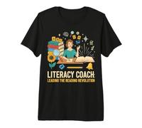 Reading Literacy Coach Leading Reading Revolution Phonics Premium T-Shirt