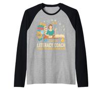 Reading Literacy Coach Leading Reading Revolution Phonics Raglan Baseball Tee