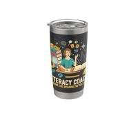 Reading Literacy Coach Leading Reading Revolution Phonics Stainless Steel Insulated Tumbler