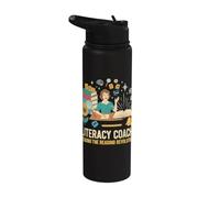 Reading Literacy Coach Leading Reading Revolution Phonics Stainless Steel Insulated Water Bottle