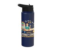 Reading Literacy Coach Leading Reading Revolution Phonics Stainless Steel Insulated Water Bottle